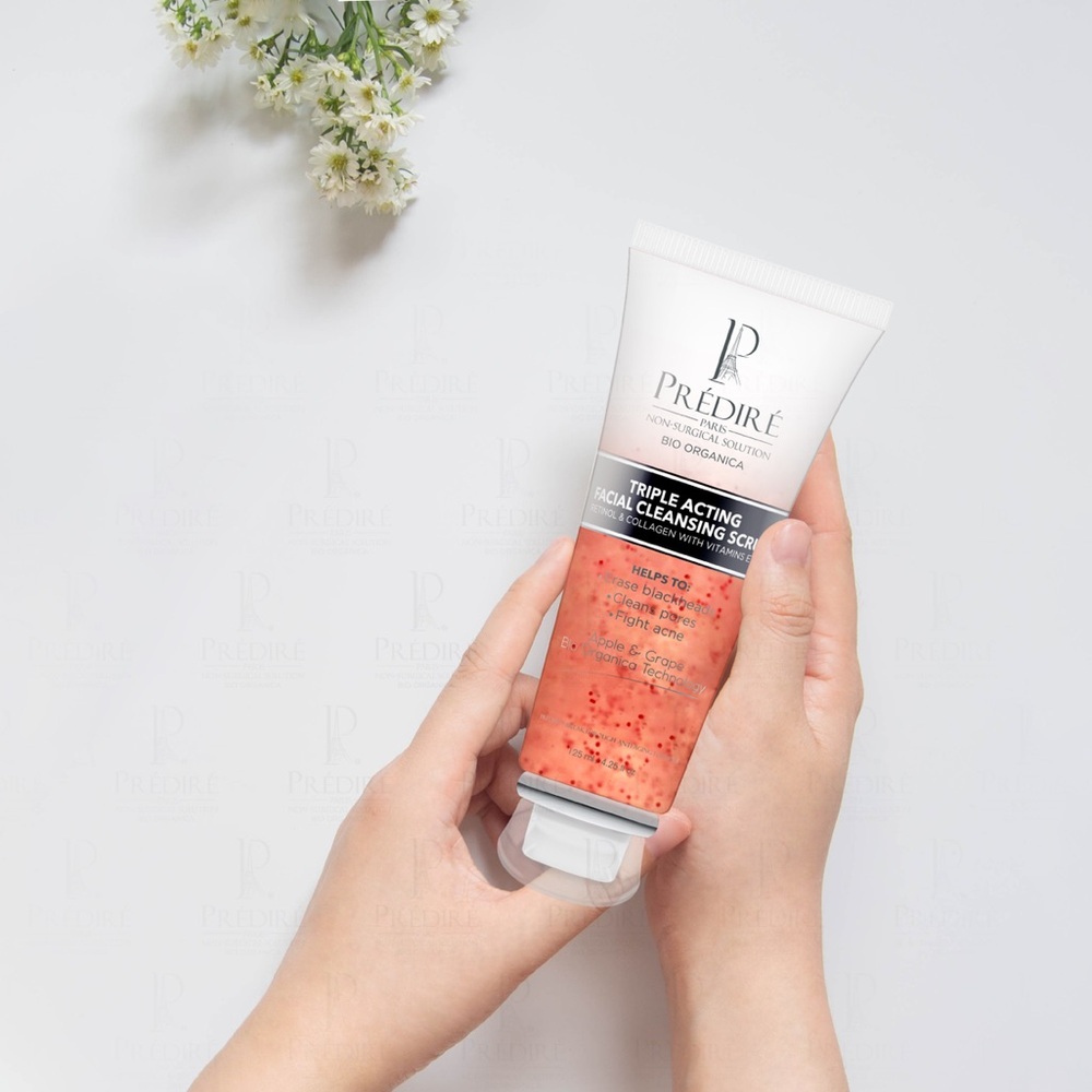 Prédiré Paris Triple Acting Facial Cleansing Scrub – 120ml / 4.25oz